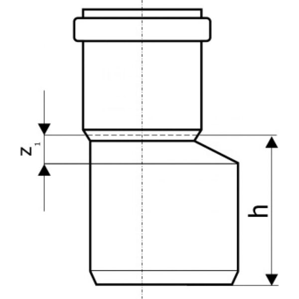 Редукция 40/32 белая Ostendorf HT PP 26dB