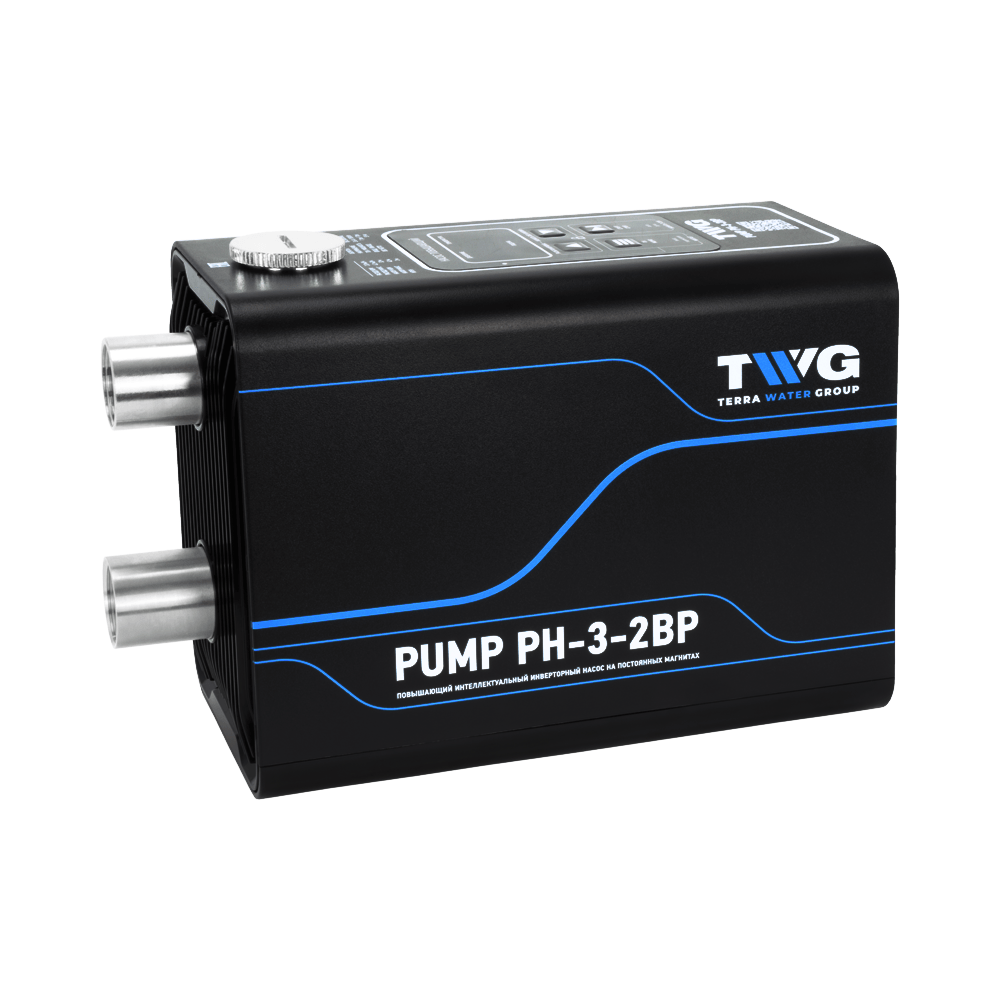 TWG PUMP PH-3-2BP. Насос повышающий 30 м @ 2.0 м³/ч, 550 Вт, 1" рв