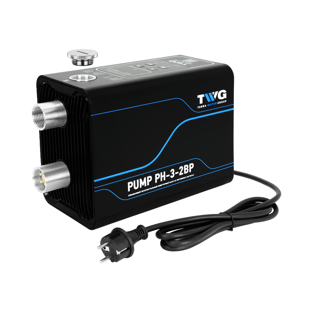 TWG PUMP PH-3-2BP. Насос повышающий 30 м @ 2.0 м³/ч, 550 Вт, 1" рв — изображение 2